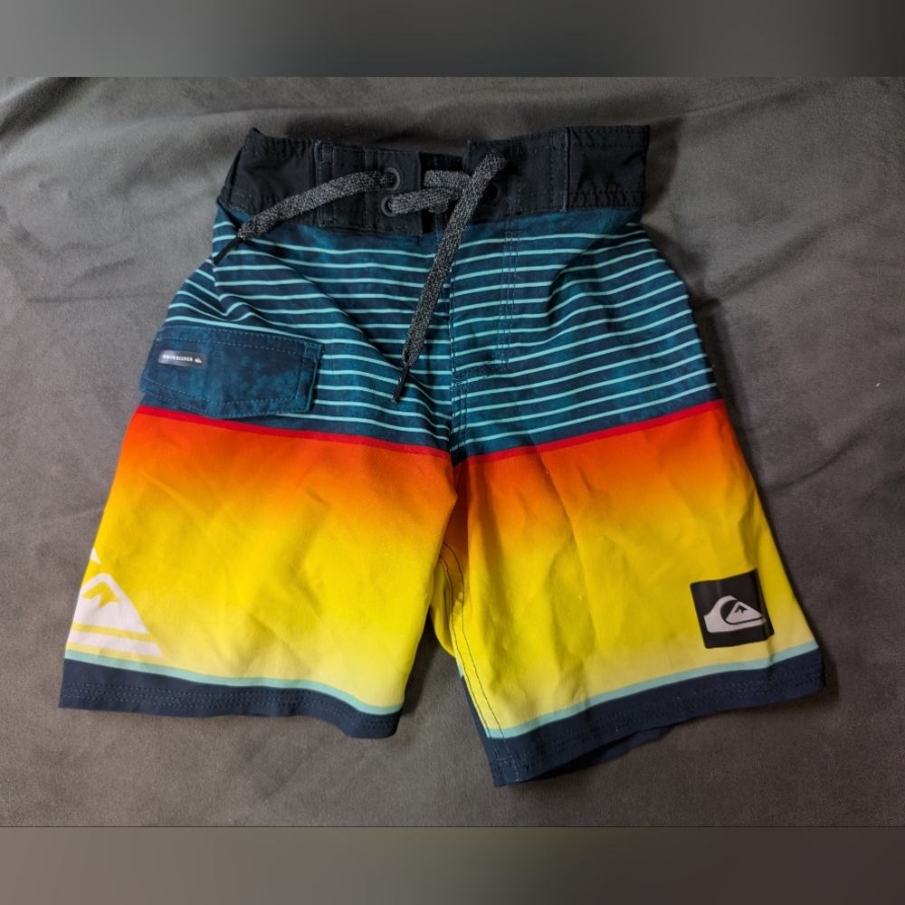 Quiksilver Striped Gradient Board Shorts